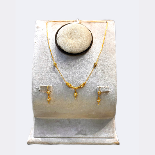 Elegant Gold Mala Set-RDJMS05