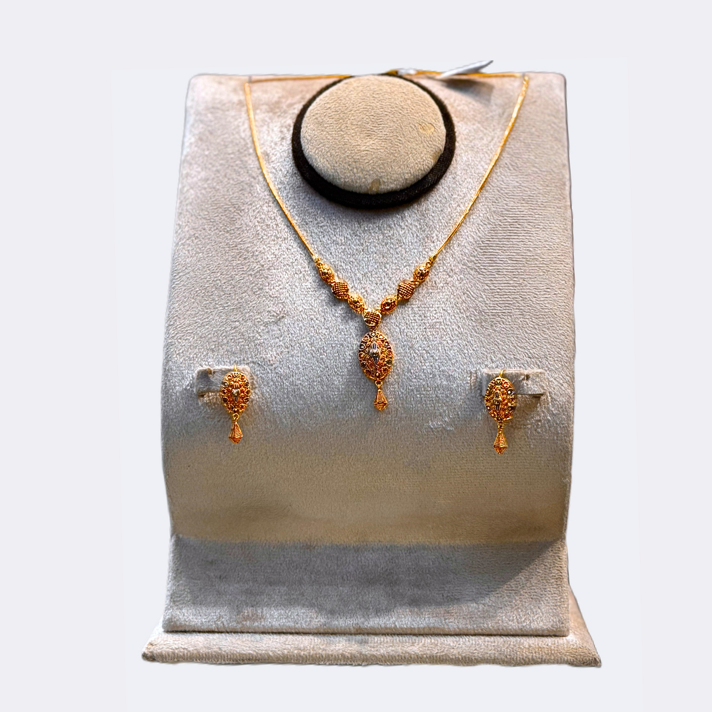 Dazzling Petals Mala Set-RDJMS07