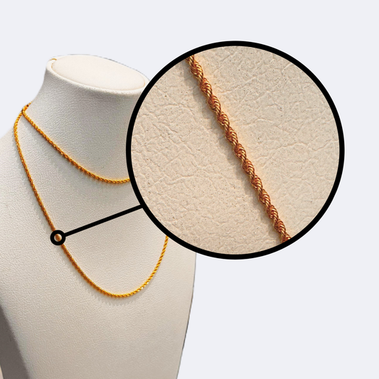 Classic Gold Rope Chain-RDJC03
