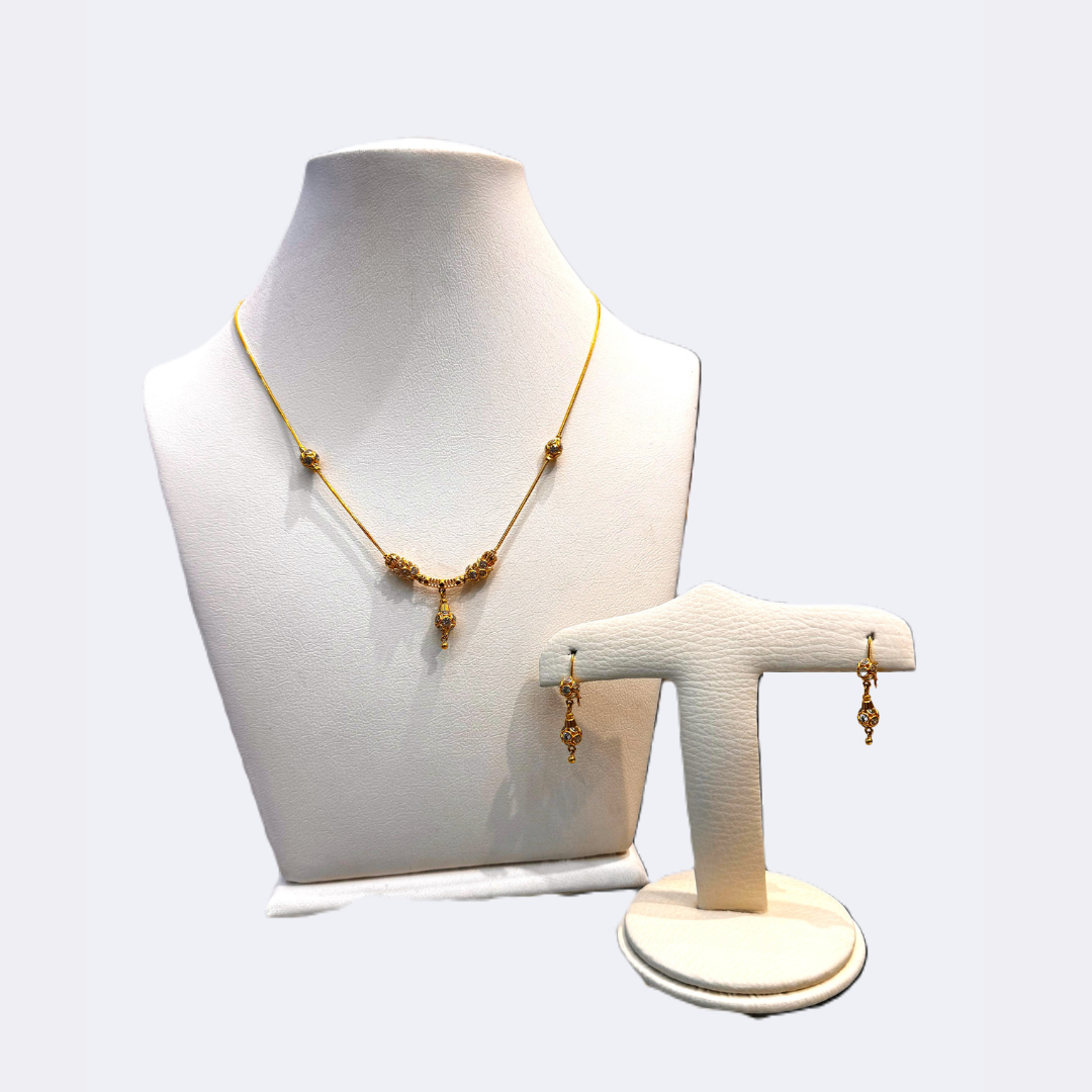 Elegant Gold Mala Set-RDJMS05