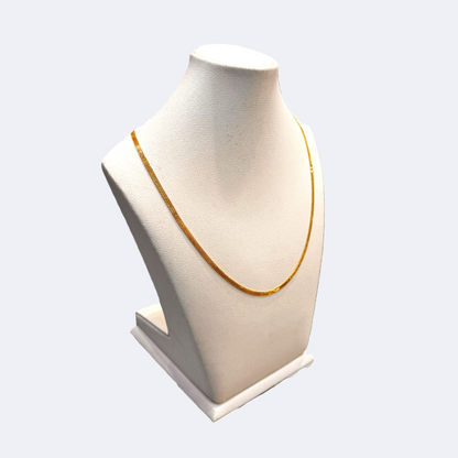 Classic Gold Chain Necklace-RDJC01