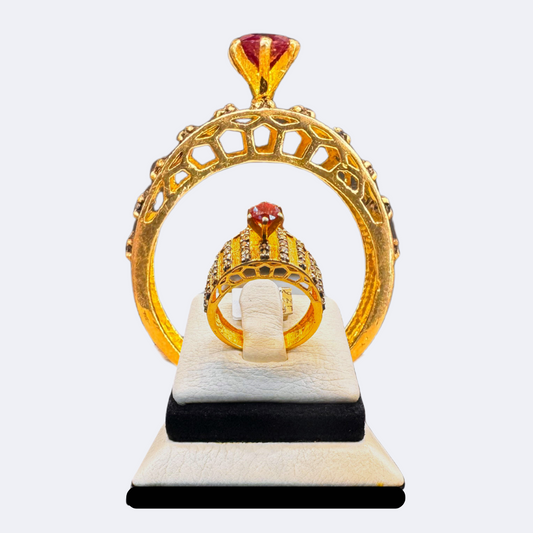 Royal Crimson Crown Ring-RDJWS01