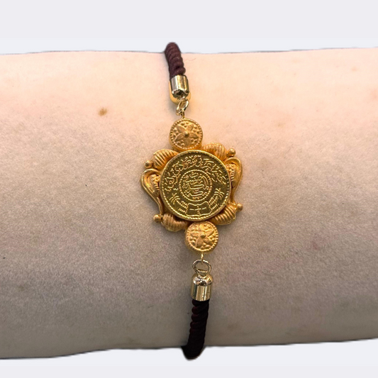 Twisted Rope Gold Bracelet-RDJB01