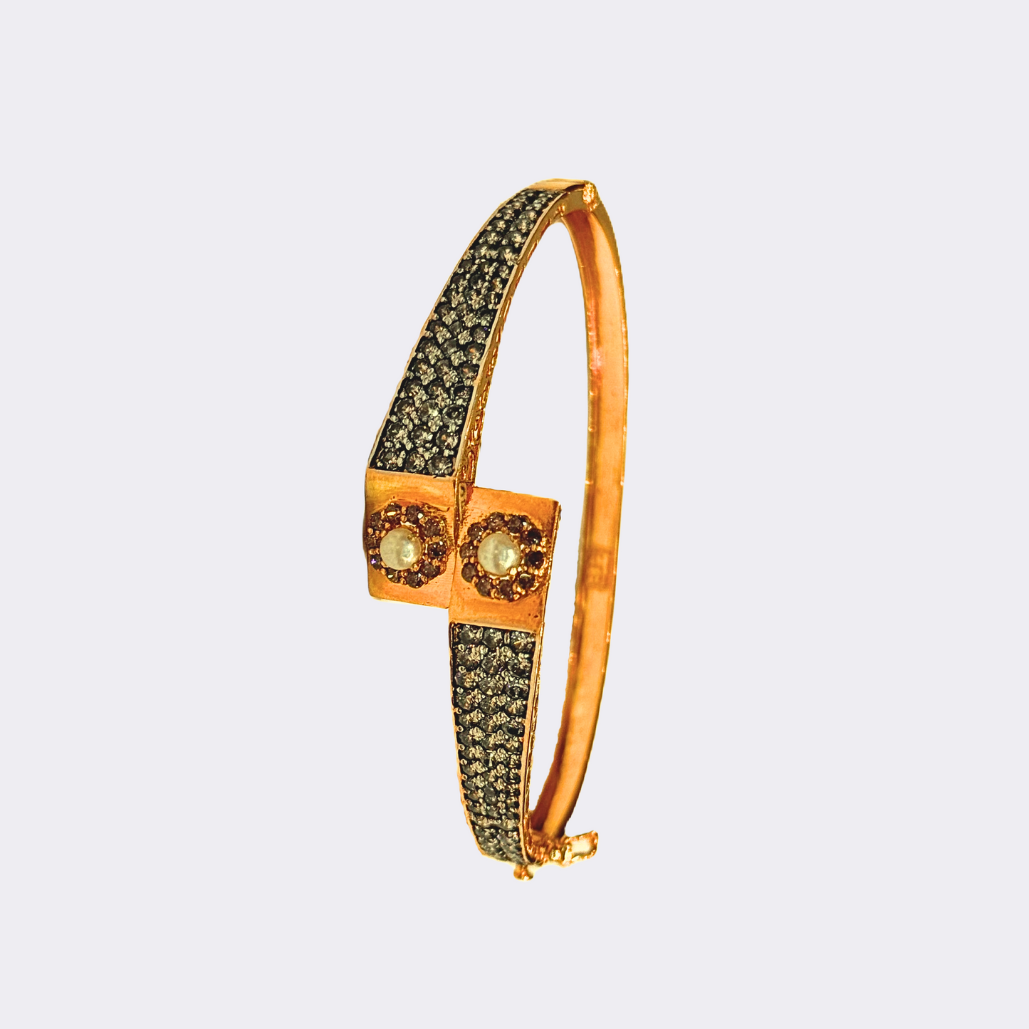 Elegant Stone Gold Bangel-RDJB07