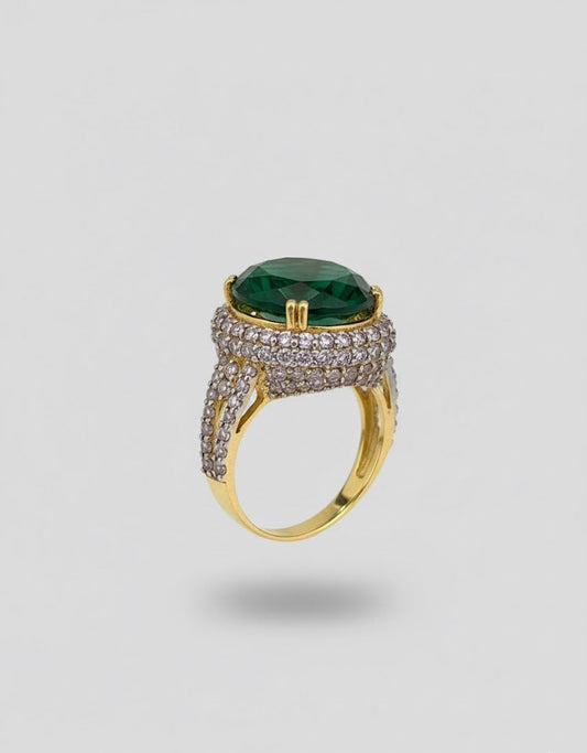 The Empress Emerald Statement Ring-RDJSR11